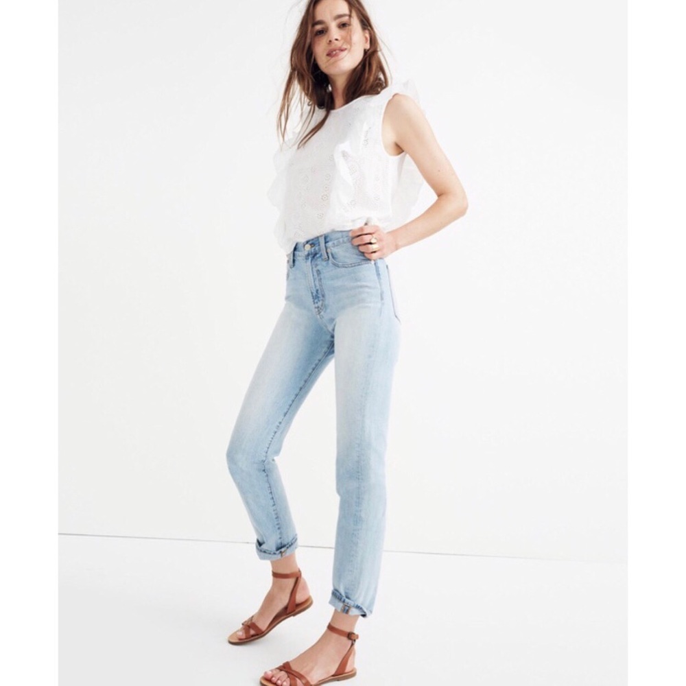 Madewell Perfect Summer Jeans in Fitzgerald Wash